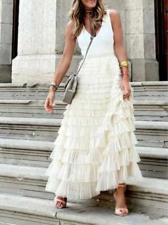 New Arrival French Style Long Skirt For Women, Autumn, European And American Ele - Picture 4 of 4